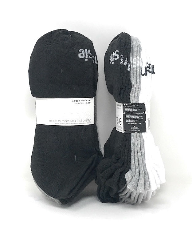 9-11 6PK KENSIE FLAT KNIT C/P 60