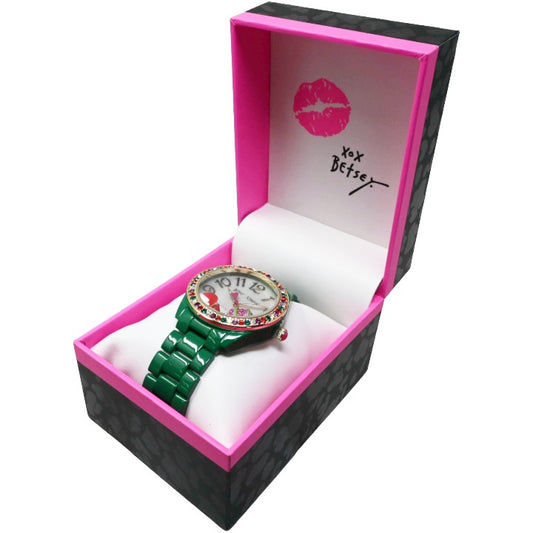 Gold Dial Xmas Watch C/P 50 Betsey Johnson