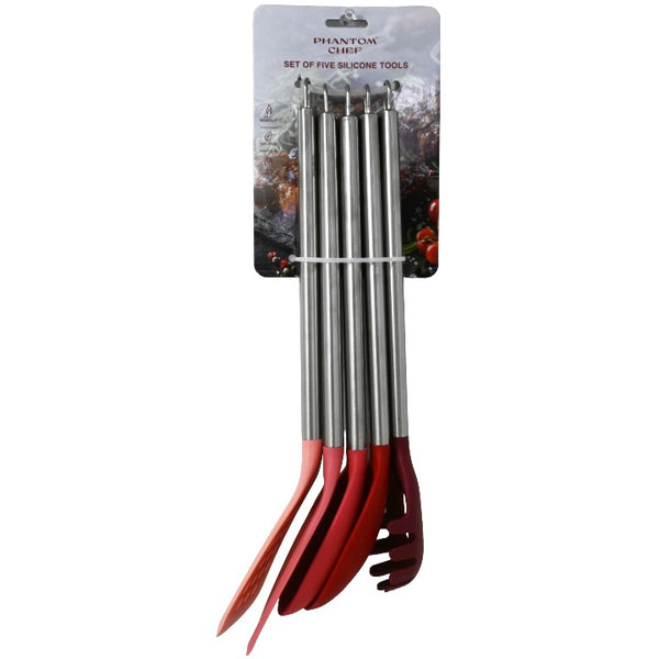 5pc Brg Cook Utensil Set C/P 12 Phantom Che