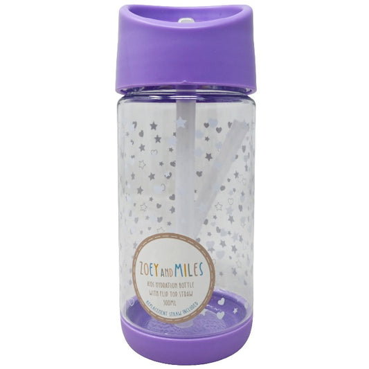 Kids Prpl Stars Bottle C/P 24 Zoey & Miles
