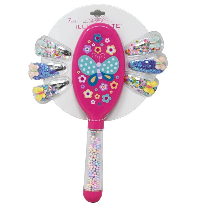 7pc Brush Set Pink Oval C/P 72