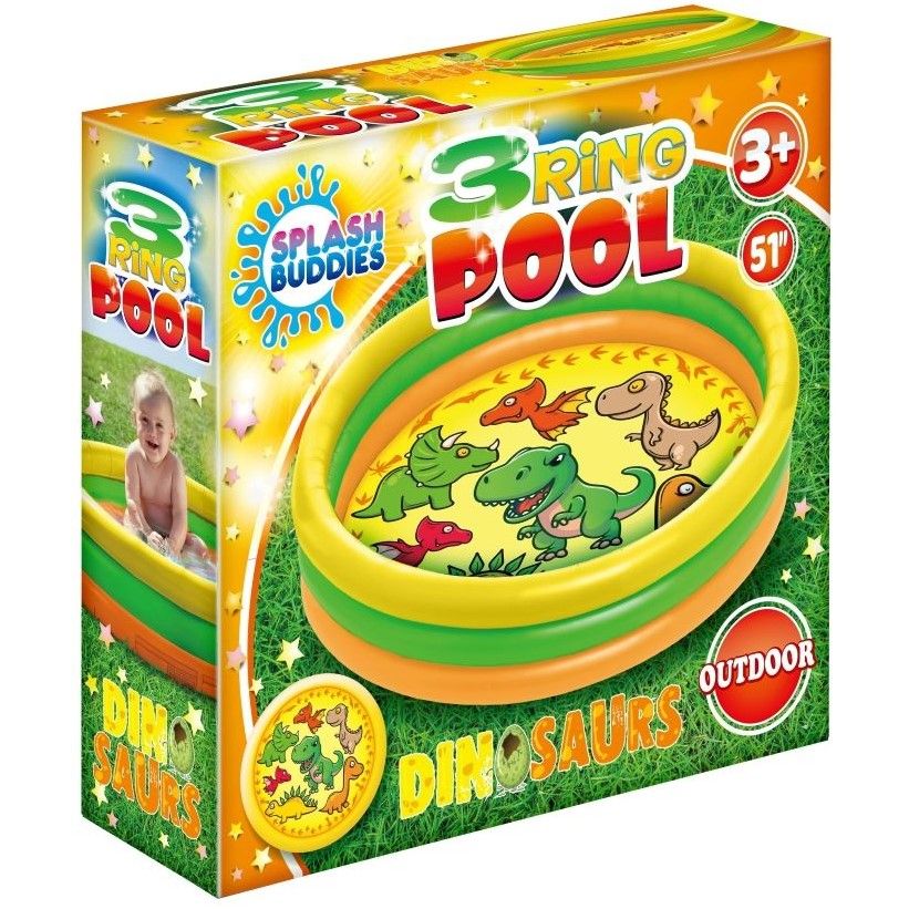 DINOSAUR 3-RING POOL C/P 6