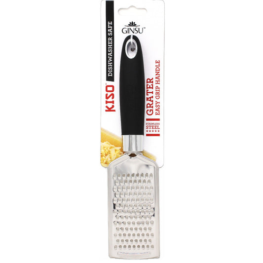 GINSU GRATER WITH BLACK EMBOSSED HANDLE C/P 48