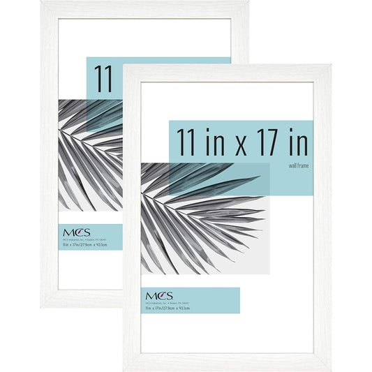 2pk 11"x17" FRAME WHT WOODGRAIN STUDIO GALLERY C/P 1