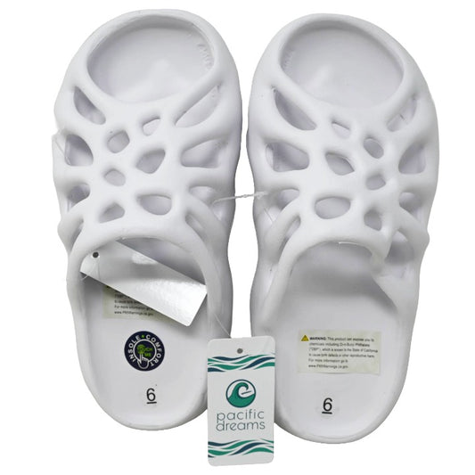 *OUTSIDE OF CA* WHITE WOMEN SLIDE SANDAL 5-ASST SIZE C/P 15