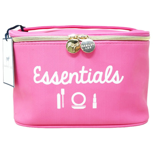 *OUTSIDE CA* PINK TRAIN CASE W/ESSENTIALS PRINT DABNEY LEE C/P 20