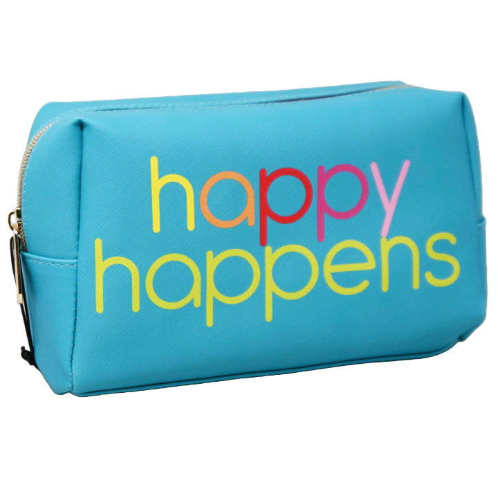 *OUTSIDE OF CA* LRG RECT. PRINTED COSMETIC BAG C/P 40