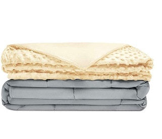 86"x92" Ivory Weighted Blanket C/P 5