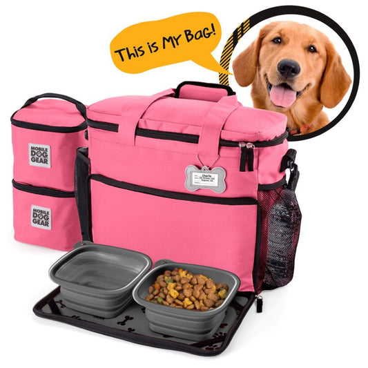 LRG PINK DOG GEAR WEEK AWAY TRAVEL BAG C/P 6