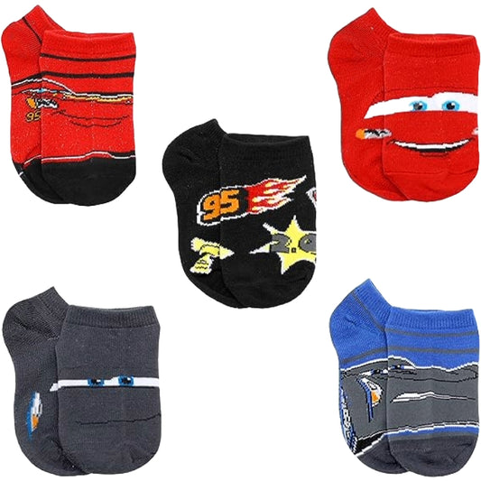 5pk CARS 3 NICE RIDE NS SOCKS SIZE 6-8 C/P 60