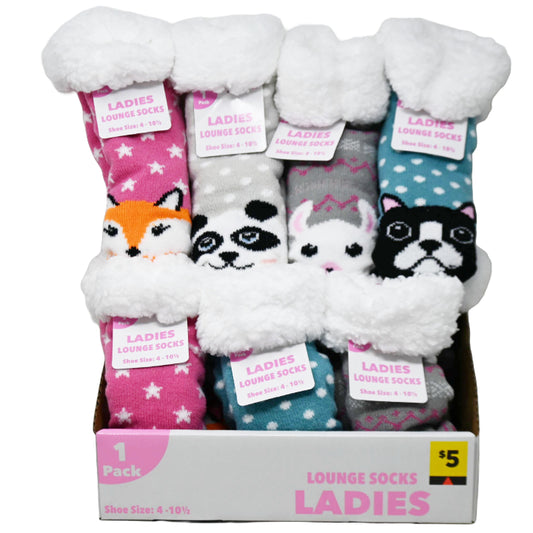 GIRLS POPCORN SLIPPERS C/P 20