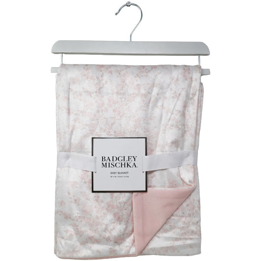 Pnk Floral Throw C/P 30 Badgley Mischka