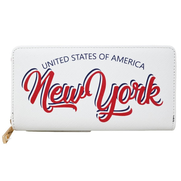 Wht Nyc Zip Wallet C/P 100 Blush Crush