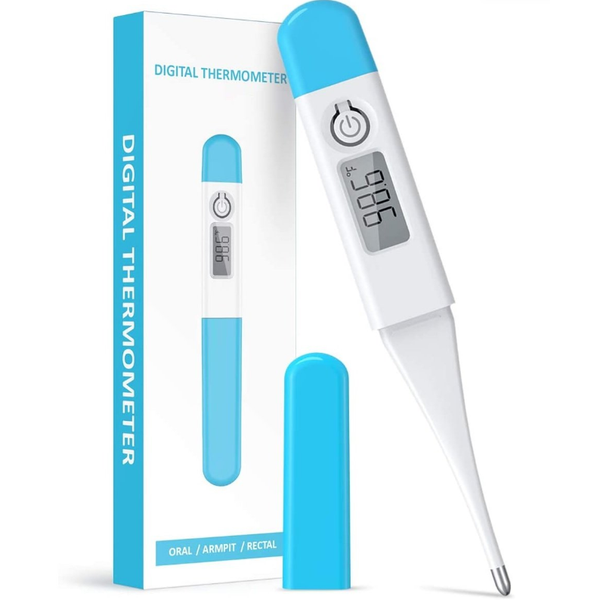 BLUE /WHT DIGITAL THERMOMETER C/P 360