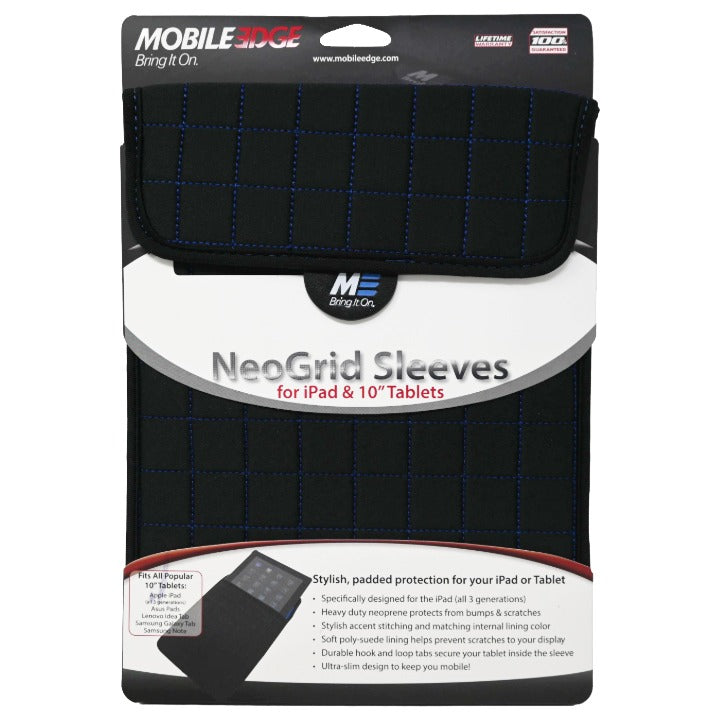 Blk Blu 10" Sleeve C/P 40 Mobile Edge