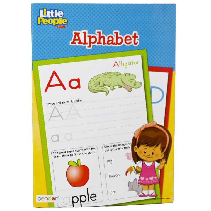 MATTEL LITTLE PEOPLE ALPHABET VL WORKBOOK C/P 24
