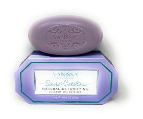 10.5oz Santa Catalina Natural Rejuvenating Volcanic Soil Bath Soap C/P 12