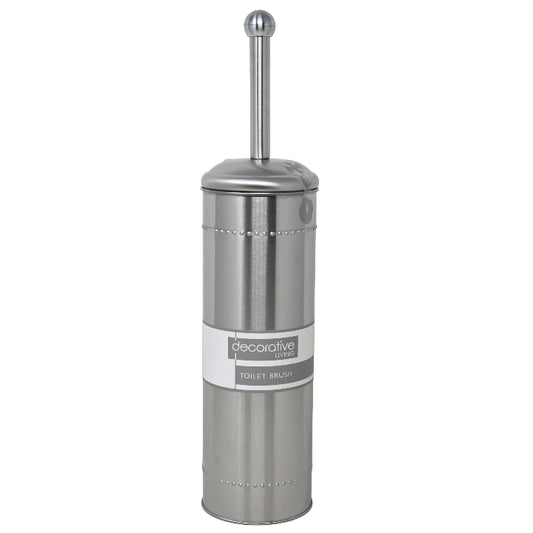 SATIN NICKEL TOILET BRUSH HOLDER C/P 12