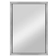 26.5x38.5" MERCER PEWTER FRAMED MIRROR C/P1