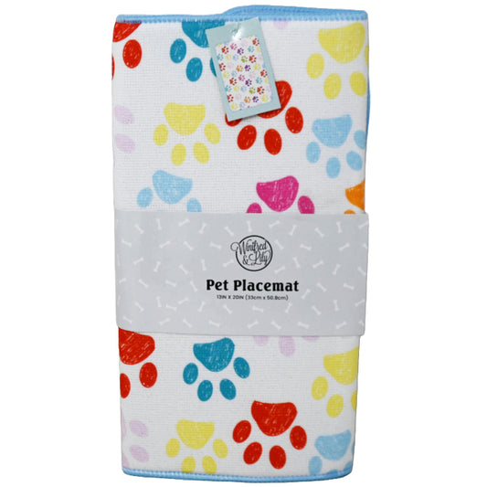 Colorful Paws Microfiber Pet Placemat C/P 48