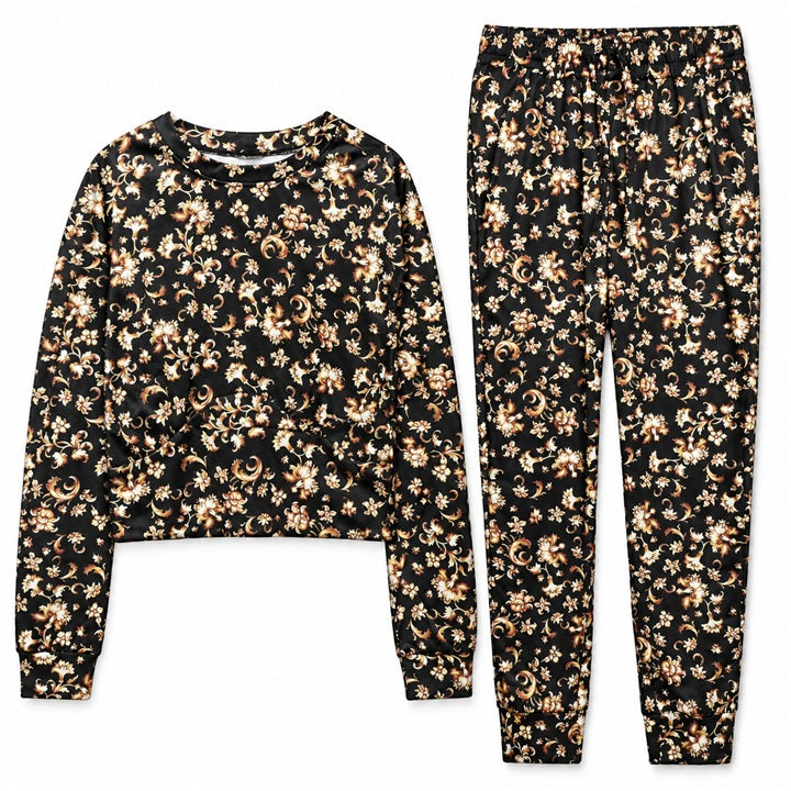 2pc Blk Gld Top Pant Set C/P 12 Alex & Parker
