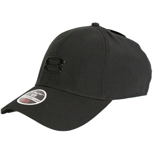 RICH BLACK STRUCTURED CAP C/P 36