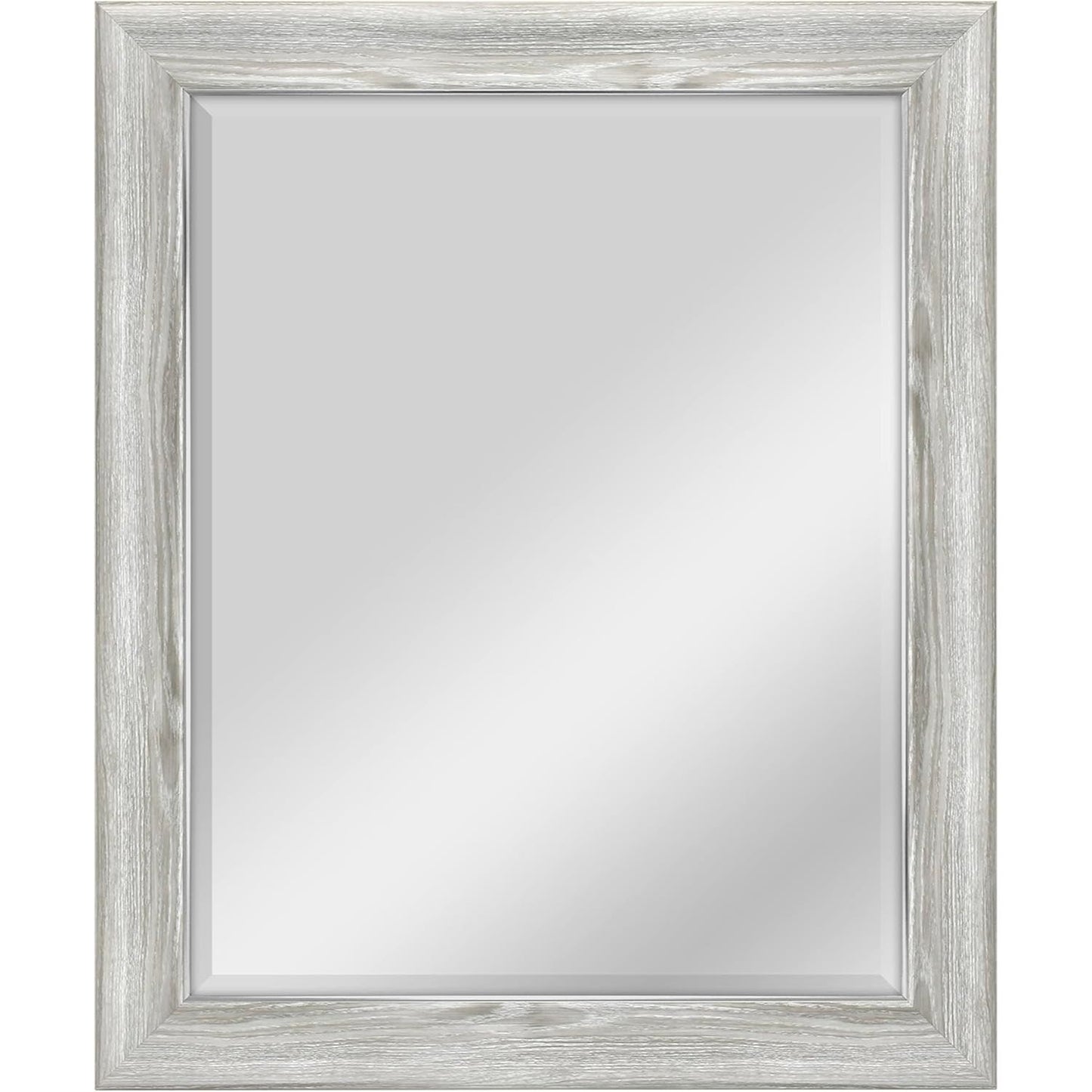 MIRROR 27.5X33.5 FRAMED GRY WG C/P 1