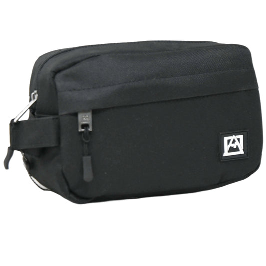 *OUTSIDE OF CA* SMALL BLK MEN TOILETRY BAG C/P 30