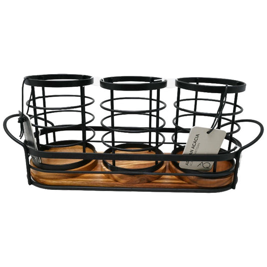 4pc Blk Desk Org C/P 6