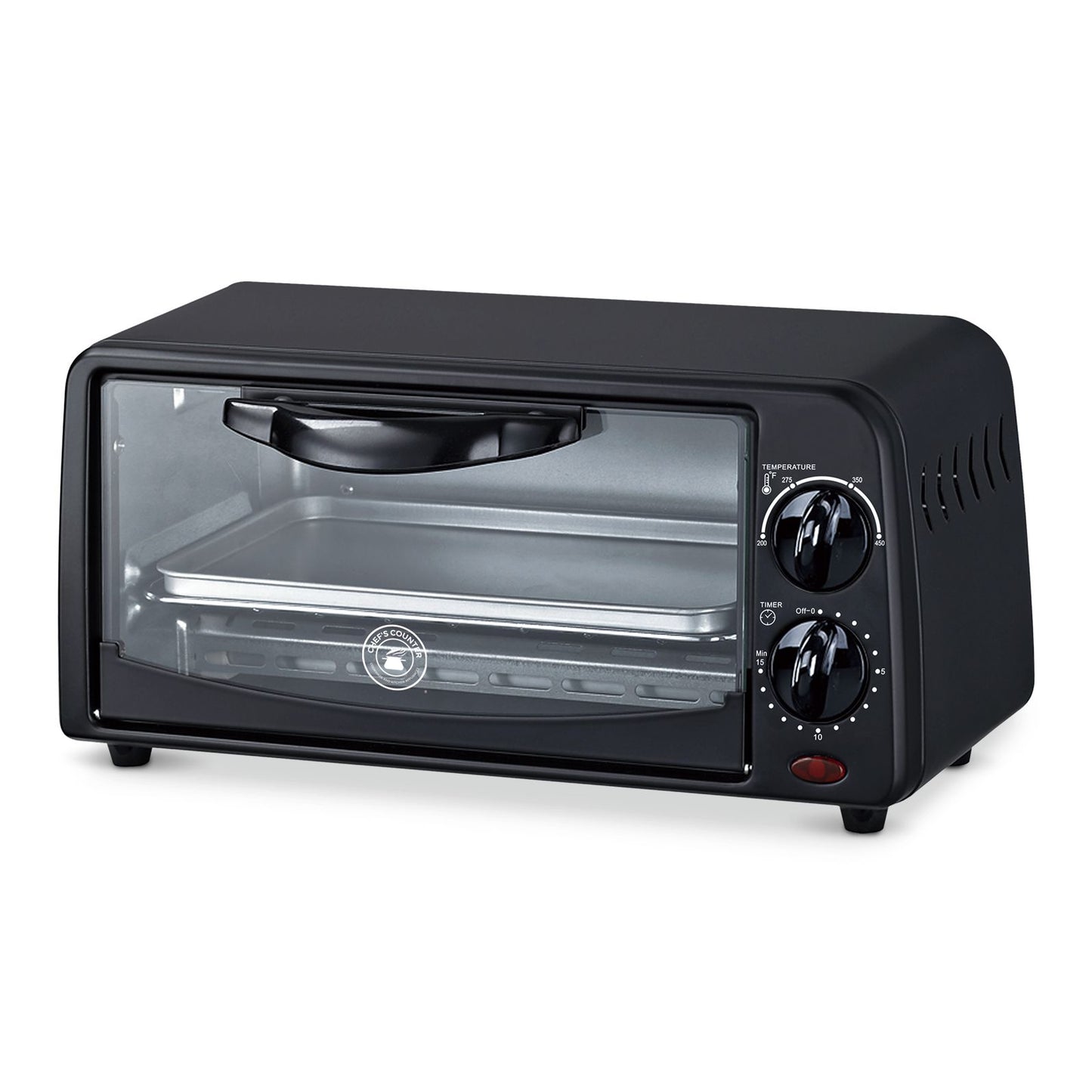 BLACK COUNTERTOP TOASTER OVEN C/P 6