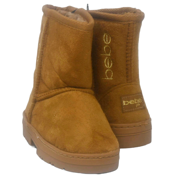 COGNAC BEBE TODDLER GIRLS WINTER BOOTS W/EMBROIDERY 6-ASST SIZE 5-10 C/P 12
