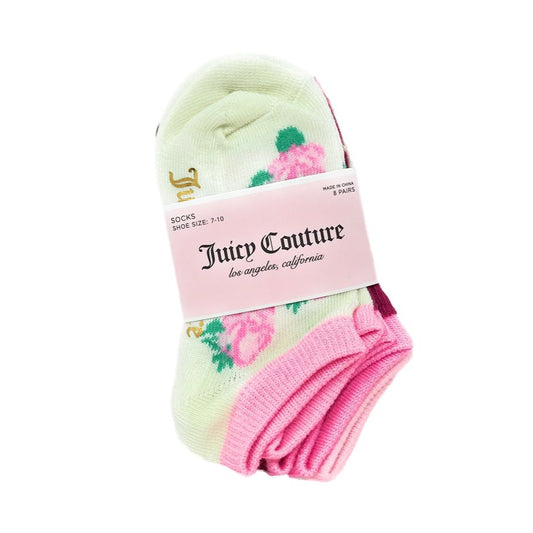 4-6 8PK JUICY GIRLS ROSE SOCKS C/P 60