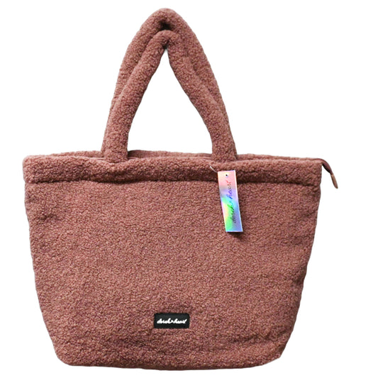 Mauve Large Sherpa Tote Derek Heart C/P 12
