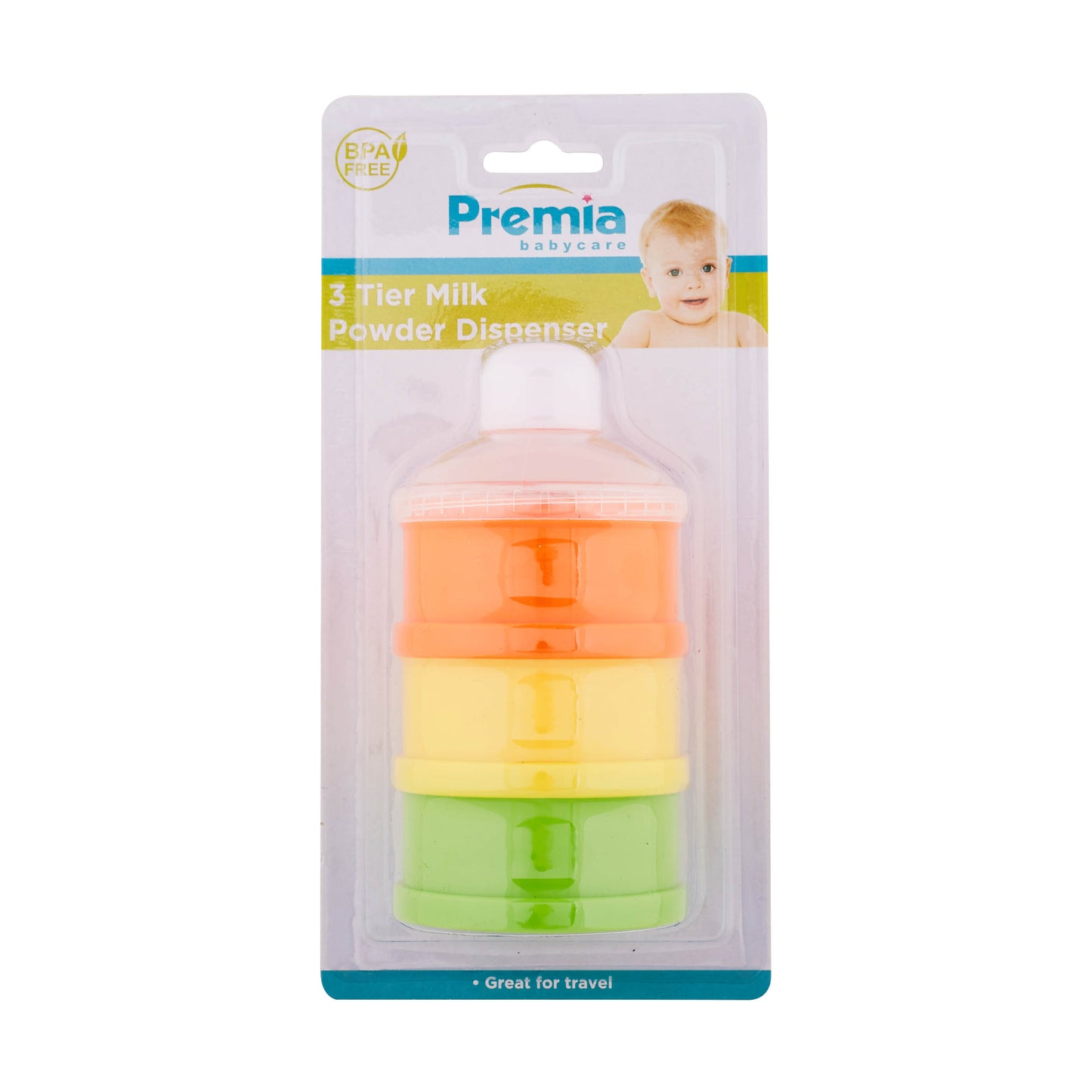 Premia 3 Tier Milk Powder Dispenser C/P 36