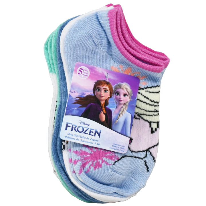 5pk FROZEN 2 FRIENDS ARE COOL NS SOCKS SIZE 4-6 C/P 60