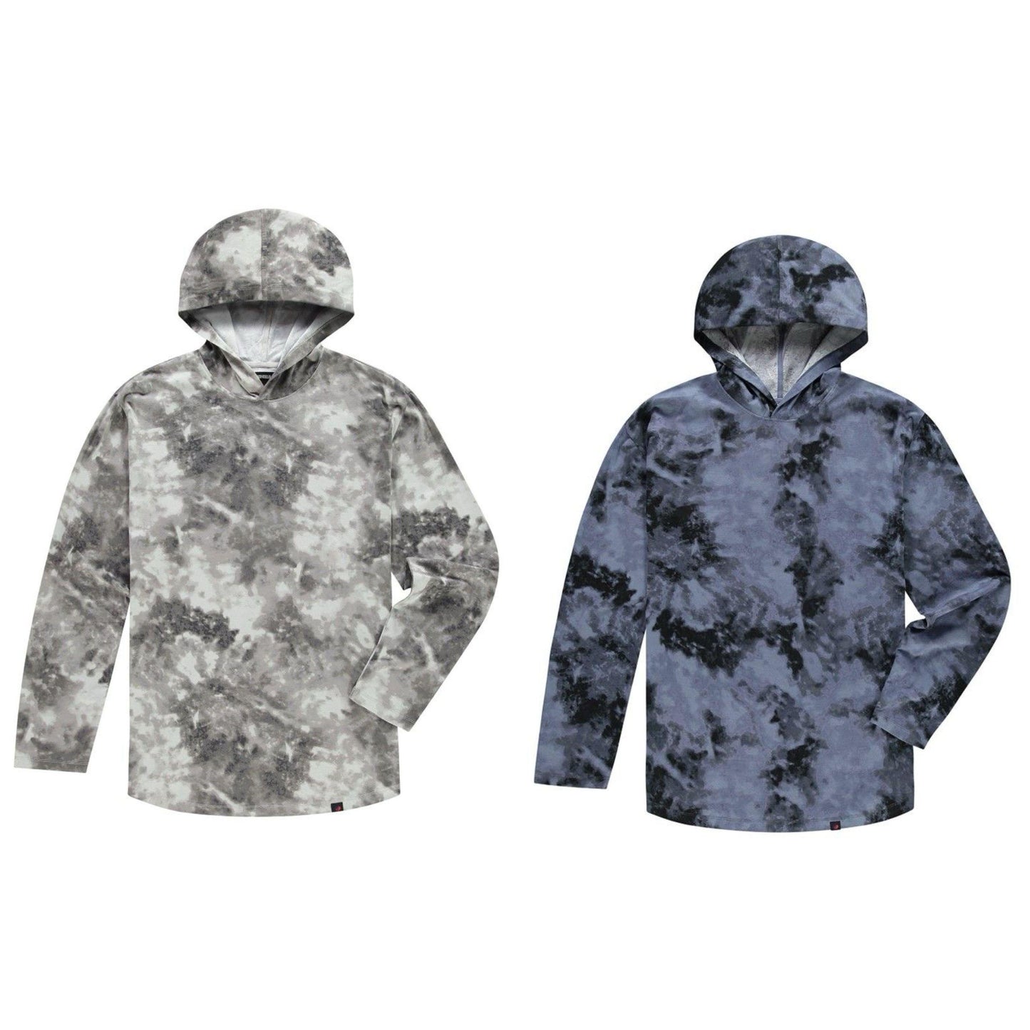 "AS IS" 1XL-6XL MEN GREY/NAVY LONG SLEEVE HOODIE C/P 35