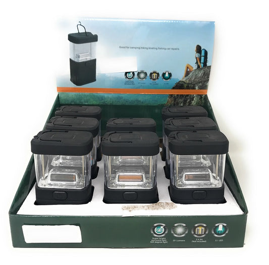 LANTERN,5''H 11 LED ON DISPLAY PLS C/P 36