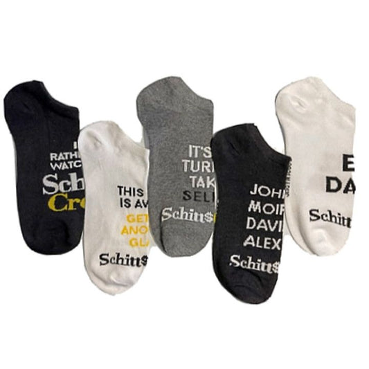 5pk SCHITTS CREEK SOME FAVESS WOMEN NS SOCKS C/P 60