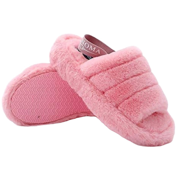 PINK LADIES SLIPPERS SIZE 8 C/P 18