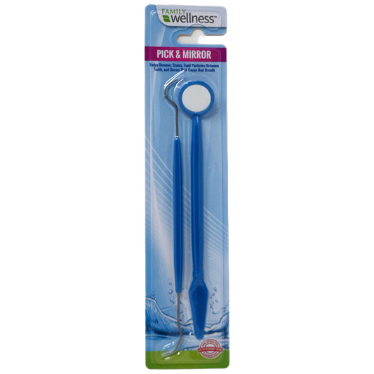 Blue Dental Pick and Mirror c/p 144