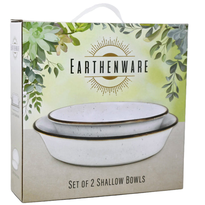 2pc Shallow Bowls CB C/P 6