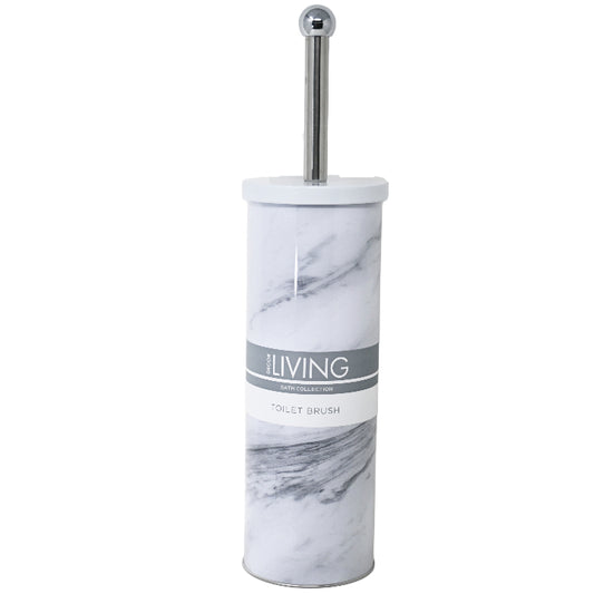 WHITE TOILET BRUSH HOLDER C/P 12