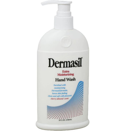 8oz Cherry Almond Hand Wash Dermasil Extra Moisturizing C/P 24