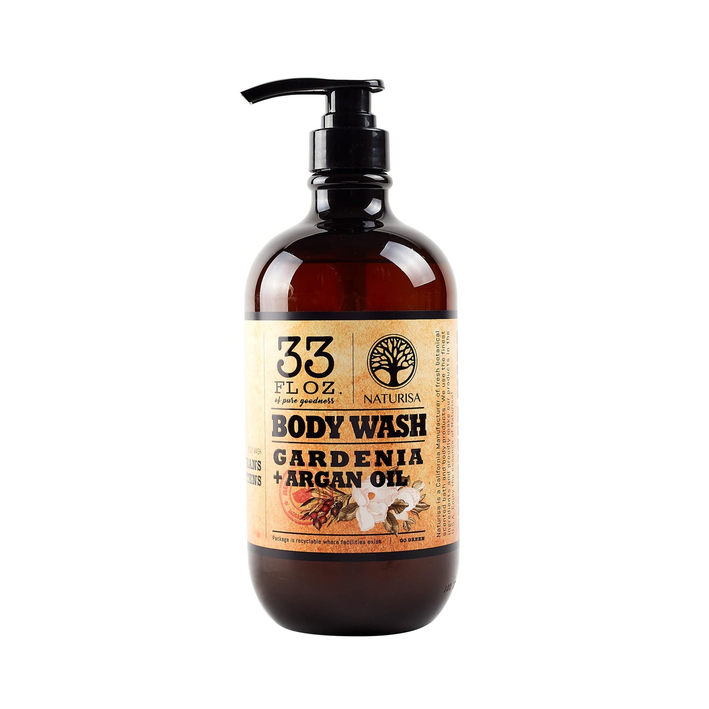 33.8oz Argon Oil Body Wash with Gardenia C/P 6