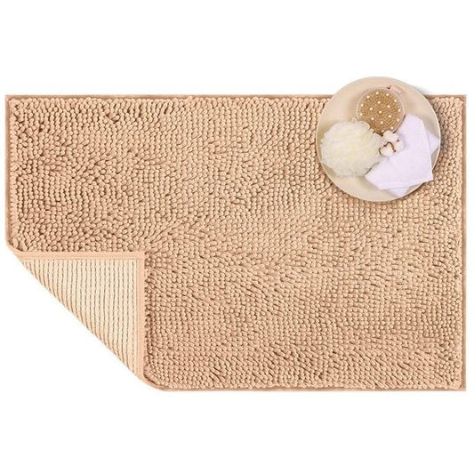 20"x30" BEIGE SOLID BATHROOM RUG C/P 20