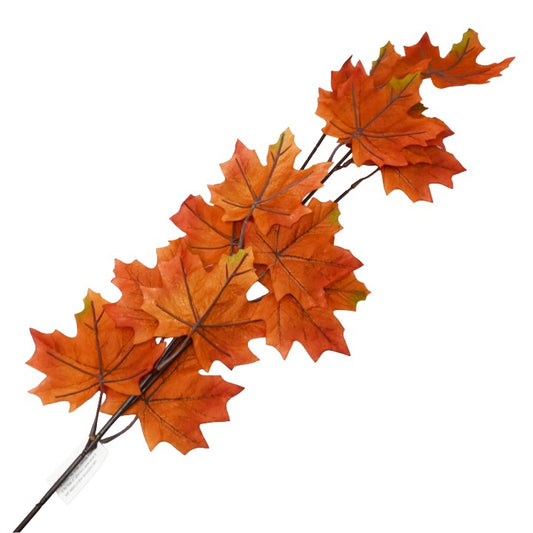 ORANGE MAPLE LEAF SPRAY 13 LEAVES C/P 288