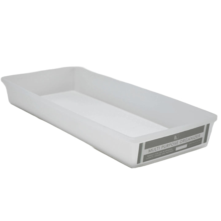 White Single Drawer Organizer 16x6.7x1.97" C/P 24
