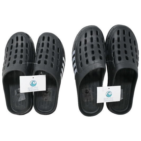 *OUTSIDE OF CA* MEN STRIPE MULE CLOGS 6-ASST SIZE C/P 36