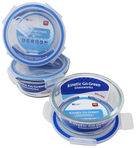 620ml ROUND GLASS FOOD CONTAINER C/P 24