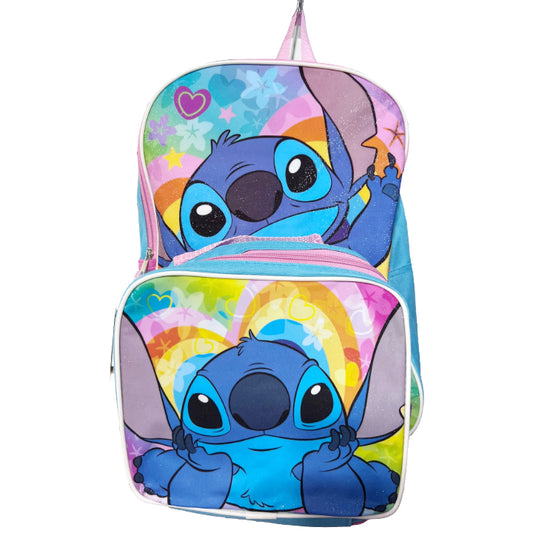 LILO & STITCH BACKPACK W/LUNCH BAG C/P 12